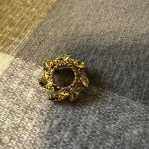 Vintage Dainty Navette Spring Brooch